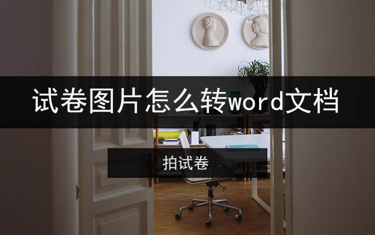 试卷图片怎么转word文档